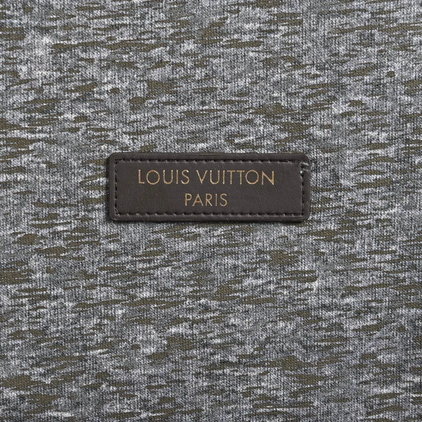 Louis Vuitton/Louis Vuitton Gray all-over reflective printed crew neck sweatshirt